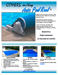 Covers in Play Retractable Enclosures for Pools Spas and Patios Brochure Page 1